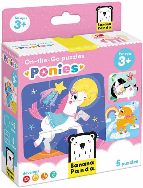 Vásárlás: BANANA PANDA Pónis puzzle játék szett 3-4 éves kislányoknak  (49204) Puzzle árak összehasonlítása, Pónis puzzle játék szett 3 4 éves  kislányoknak 49204 boltok