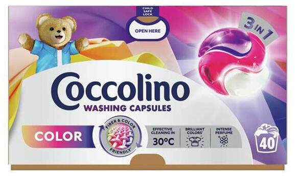 Mosókapszula COCCOLINO Care Color 40 db (64342904) - papir-bolt