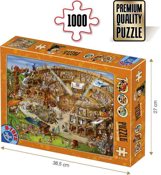 D-Toys Puzzle Colosseum - Puzzle adulți 1000 piese - Cartoon Collection  (61218-10) (Puzzle) - Preturi
