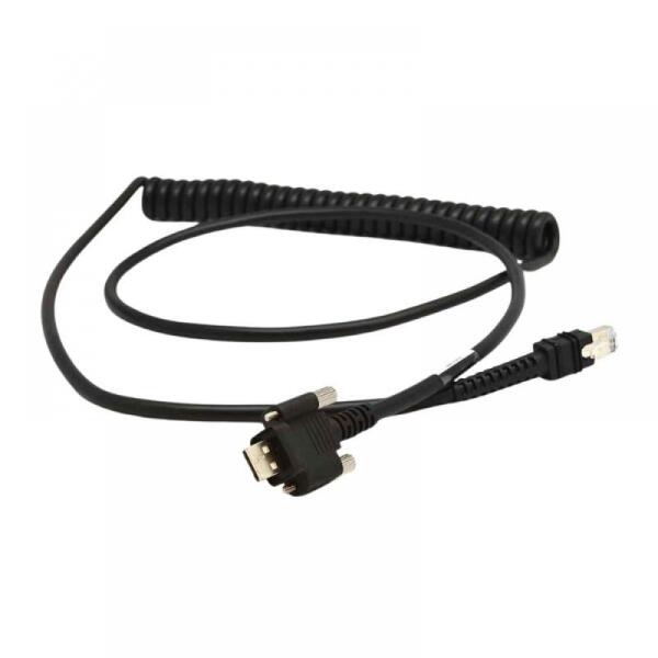 Zebra Cablu USB ecranat, spiralat, conector blocant, 3.7m, freezer - Zebra  DS3608, DS3678, LI3608, LI3678 (CBA-UF2-C12ZAR) (Accesorii pentru masini de  birou) - Preturi