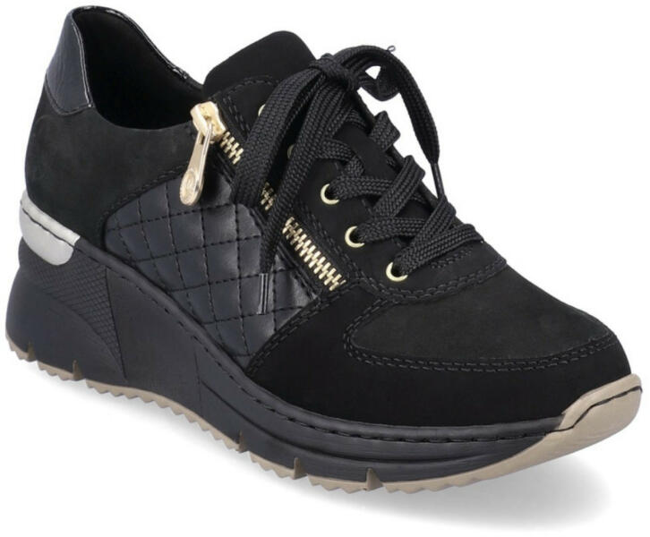 Vásárlás: RIEKER női sportos fűzős fekete félcipő N6314-00 Női cipő árak  összehasonlítása, női sportos fűzős fekete félcipő N 6314 00 boltok