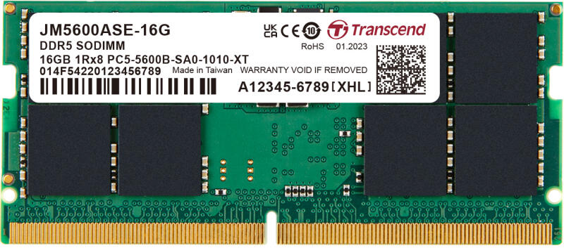 JetRam 16GB DDR5 5600MHz JM5600ASE-16G