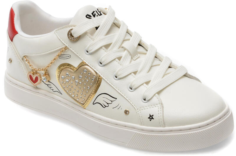 ALDO Pantofi ALDO alb-negru, LANDSCAPE122, din piele ecologica 38 ½ ( Încălţăminte sport) - Preturi