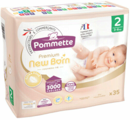 Vásárlás: Pommette Premium New Born pelenka (2-es) 3 - 6 kg (35 db/cs)  Pelenka árak összehasonlítása, Premium New Born pelenka 2 es 3 6 kg 35 db  cs boltok
