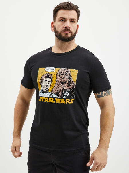 ZOOT. Fan Star Wars Han Solo and Chewie Tricou ZOOT. Fan | Negru | Bărbați  | L (Tricou barbati) - Preturi