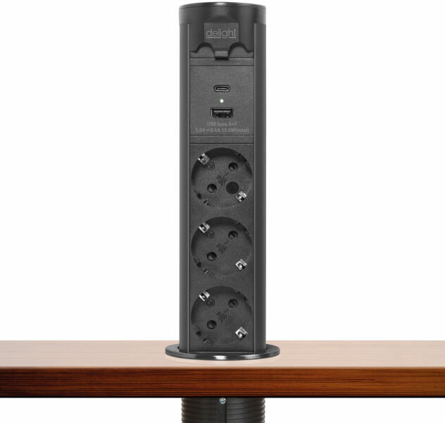3 Plug + 2 USB (20453B)