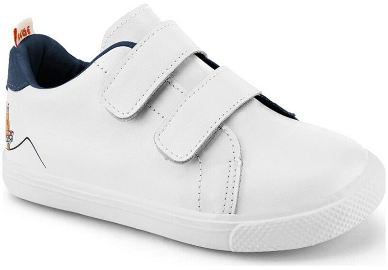 Bibi Shoes Pantofi sport Casual Băieți Pantofi Baieti Bibi Agility Mini  Happy White Bibi Shoes Alb 24 (Pantof copii) - Preturi