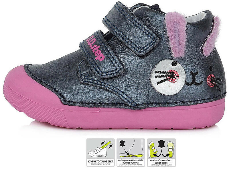 Vásárlás: D.D.Step Nyuszis kék baba cipő (Méret 22) Gyerek cipő árak  összehasonlítása, Nyuszis kék baba cipő Méret 22 boltok