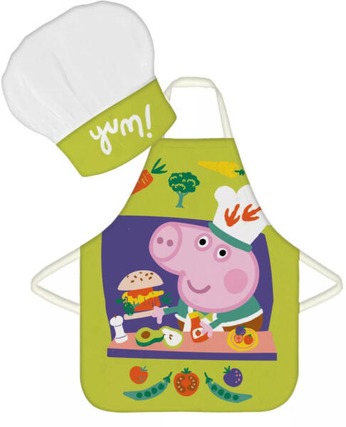Peppa malac Yum gyerek kötény 2 darabos szett (BRM013629) - kidsfashion