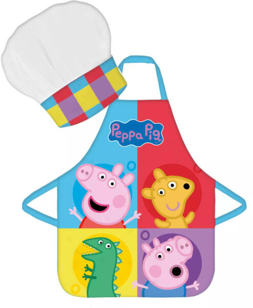 Peppa malac Team gyerek kötény 2 darabos szett (BRM013599) - kidsfashion
