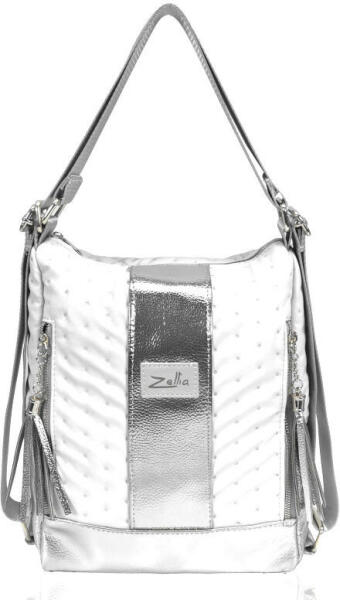 Vásárlás: Zellia női, nyomott mintás fehér-ezüst színű válltáska, hátizsák  (Z-12092888) Női táska árak összehasonlítása, női nyomott mintás fehér ezüst  színű válltáska hátizsák Z 12092888 boltok