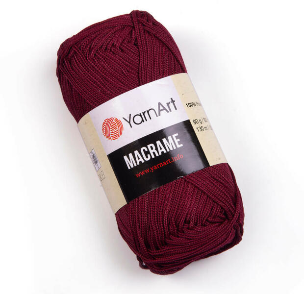 Vásárlás: Kezmuvesellato Yarn art macrame fonal 1.5mm 145 bordó Fonal árak  összehasonlítása, Yarn art macrame fonal 1 5 mm 145 bordó boltok