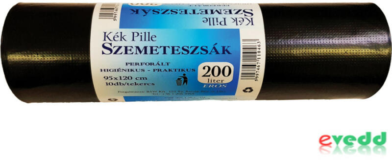 10Db Szemeteszsák 200L