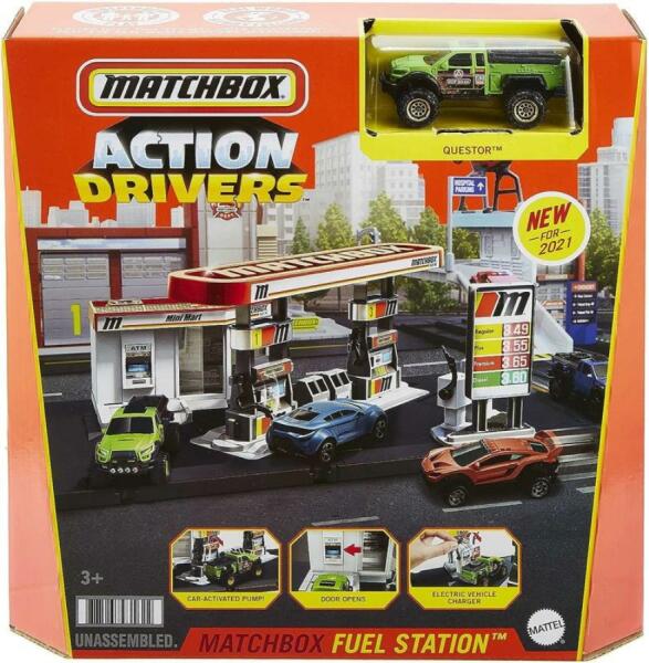 Vásárlás: Mattel Matchbox Action Drivers - Benzinkút játékszett (GVY84)  Játékautó és jármű árak összehasonlítása, Matchbox Action Drivers Benzinkút  játékszett GVY 84 boltok