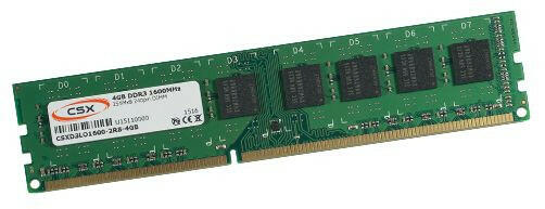 4GB DDR3 1600MHz CSXD3LO1600L1R8-4GB