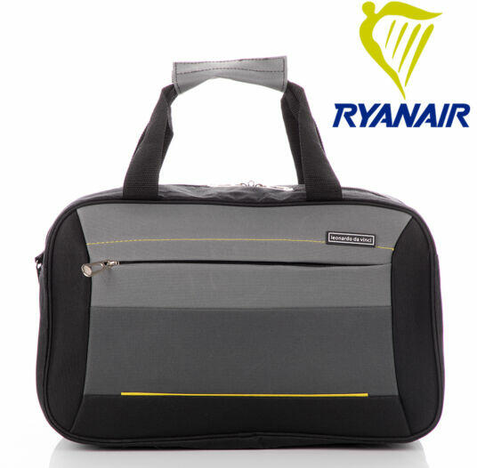 Vásárlás: Leonardo Da Vinci Fedélzeti táska Ryanair fedélzeti ingyenes  méret 40 x 20 x 25 cm (601-1 grey C0430) Bőrönd árak összehasonlítása,  Fedélzeti táska Ryanair fedélzeti ingyenes méret 40 x 20 x 25 cm 601 1 grey  C 0430 boltok