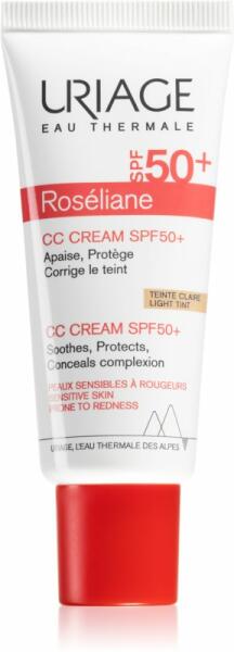 Roséliane CC Cream SPF50 krém a bőr vörössége ellen Light Tint 40 ml
