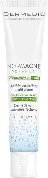 Normacne éjszakai krém pattanásos bőr hibáira 40 ml