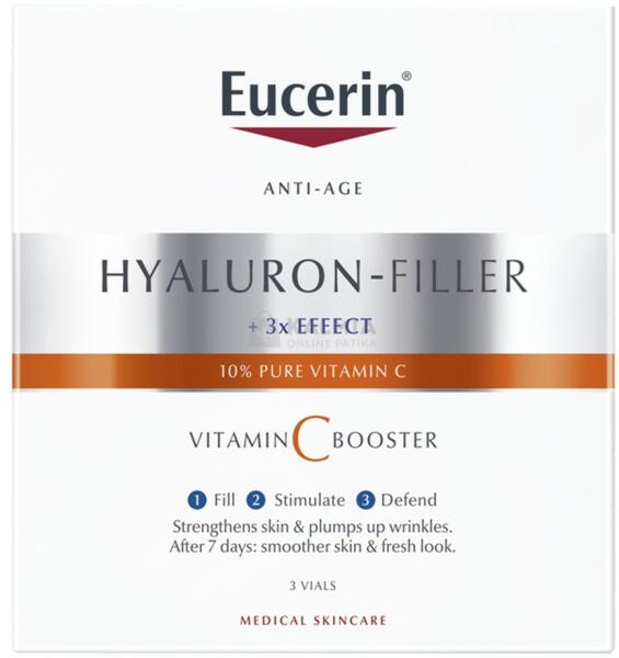 Hyaluron-Filler C-vitaminos ránctalanító arcápoló koncentrátum 3x8 ml