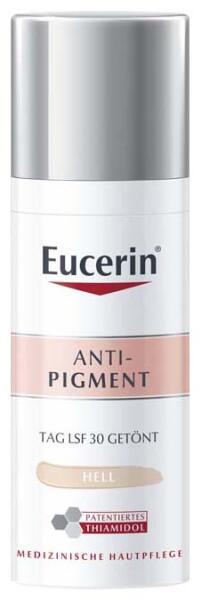 Vásárlás: Eucerin Anti-Pigment színezett nappali arckrém light FF30 50 ml  Arckrém árak összehasonlítása, Anti Pigment színezett nappali arckrém light  FF 30 50 ml boltok