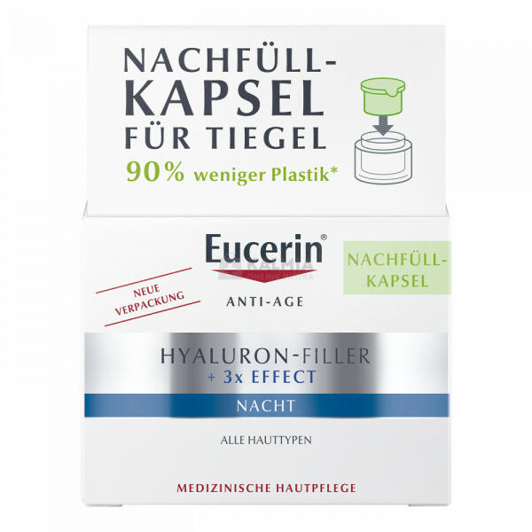 Hyaluron-Filler ráncfeltöltő éjszakai arckrém öko-utántöltő 50 ml