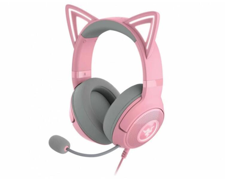 Razer Kraken Kitty USB V2 pink (RZ04-04730200-R3M1) (Microfon