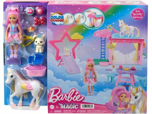 Vásárlás: Mattel Barbie: A Touch of Magic, Chelsea és Pegazus játékszett  (HNT67) - jatekbolt Barbie baba árak összehasonlítása, Barbie A Touch of  Magic Chelsea és Pegazus játékszett HNT 67 jatekbolt boltok