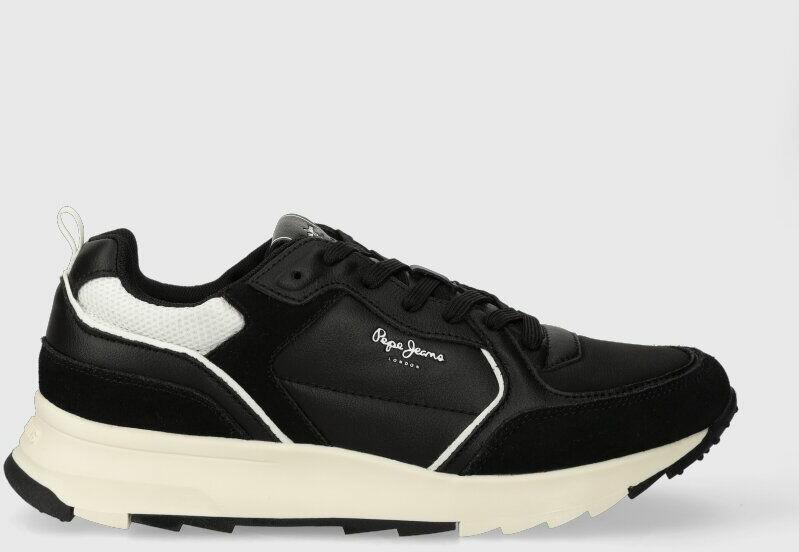 Vásárlás: Pepe Jeans sportcipő JOY LEATHER M fekete, PMS31014 - fekete Férfi  42 Férfi cipő árak összehasonlítása, sportcipő JOY LEATHER M fekete PMS  31014 fekete Férfi 42 boltok