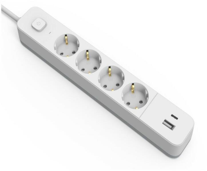 4 Plug + 2 USB 1,5 m Switch (ESES1.5G4-1.5-SW-1UA1UC)