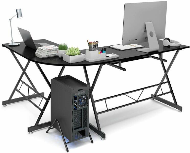 Vásárlás: Timeless Tools L alakú íróasztal fekete (HOP1000878-1) Íróasztal,  számítógépasztal árak összehasonlítása, L alakú íróasztal fekete HOP  1000878 1 boltok