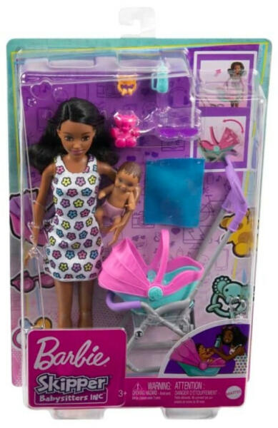 Vásárlás: Mattel Barbie Skipper Babysitters - Barbie bébiszitter délutáni  séta játékszett (HHB68) Barbie baba árak összehasonlítása, Barbie Skipper  Babysitters Barbie bébiszitter délutáni séta játékszett HHB 68 boltok