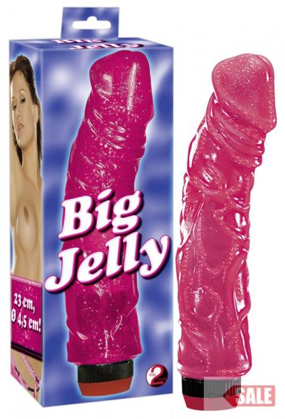 Big Jelly zselés vibrátor 23 cm