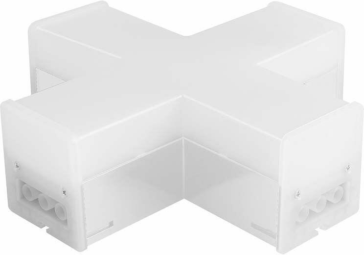12W X alakú csatlakozó NEWLINE lineáris lámpatesthez, fehér, természetes fehér - SKU 10142 (10142)