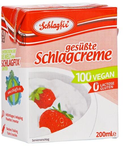 Vásárlás: Schlagfix Vegan habkrém 15%, édesített 200ml Növényi tejtermék  helyettesítő árak összehasonlítása, Vegan habkrém 15 édesített 200 ml boltok