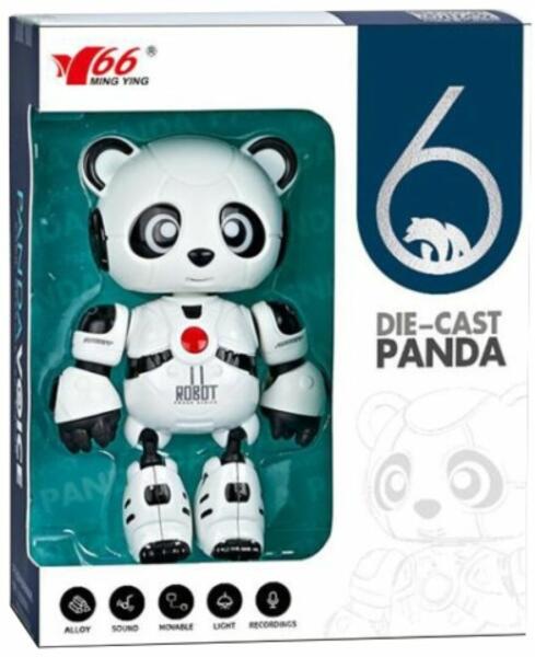 11-es a robot panda pajtás fénnyel és hanggal (MKO565310)
