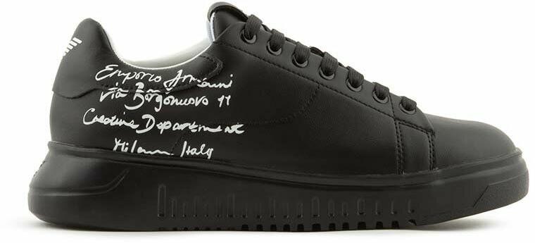 Vásárlás: Giorgio Armani bőr sportcipő fekete, X3X024 XN894 A120 - fekete  Női 37 Női cipő árak összehasonlítása, bőr sportcipő fekete X 3 X 024 XN  894 A 120 fekete Női 37 boltok