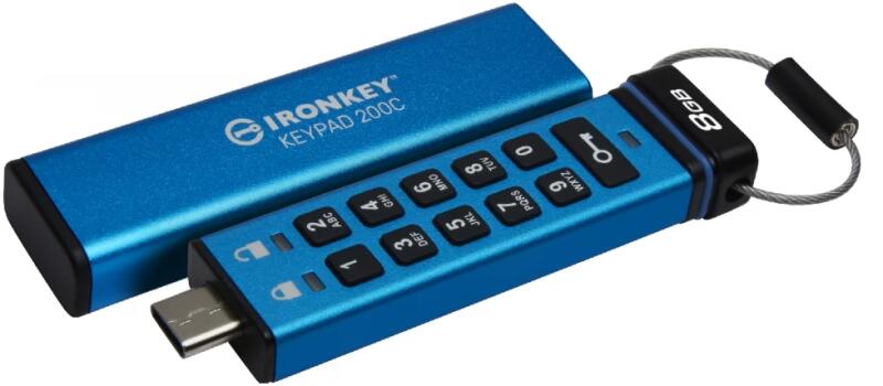 IronKey Keypad 200C 8GB USB-C (IKKP200C/8GB)