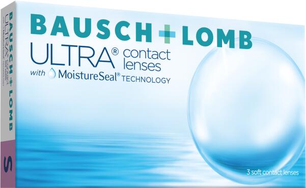Bausch & Lomb Ultra (3 buc. ), Dioptrie +0.25, Tip Purtare Lunară (Lentile  de contact) - Preturi