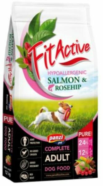 FitActive Pure Hypoallergenic Salmon & Rosehip 12 kg
