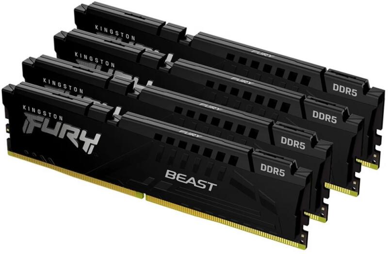 FURY Beast 128GB (4x32GB) DDR5 5600MHz KF556C40BBK4-128