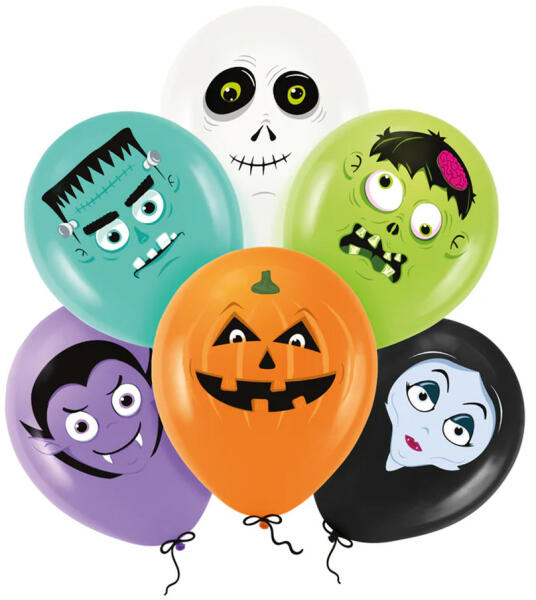 6 darabos latex lufi szett - Halloween - Szörnyek