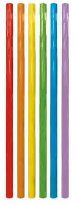 Multicolor, Színes műanyag szívószál 6 db-os (PNN94610)