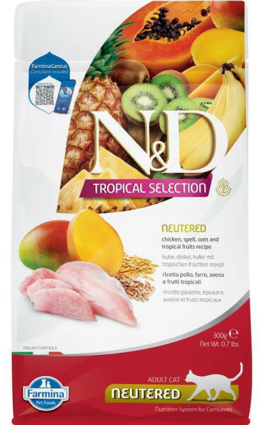 Tropical Selection Adult Neutered chicken 300 g