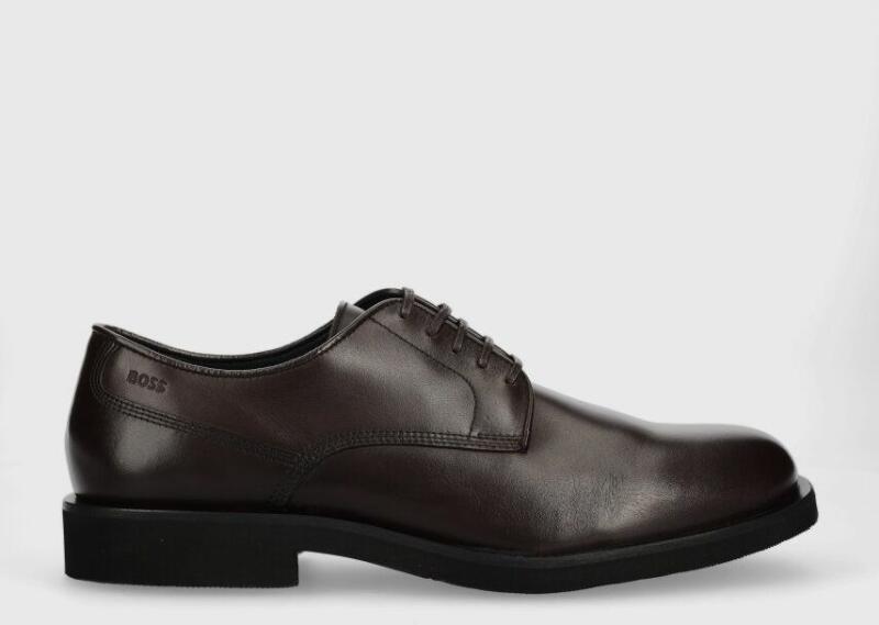 Boss pantofi de piele Baird barbati, culoarea maro, 50497842  9BYX-OBM07C_89X (Pantof barbati) - Preturi