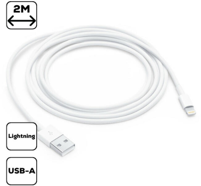 Apple Lightning USB kábel, 2 m - pixelrodeo vásárlás, olcsó Apple Lightning  USB kábel, 2 m - pixelrodeo árak, Apple Kábel, csatlakozó akciók
