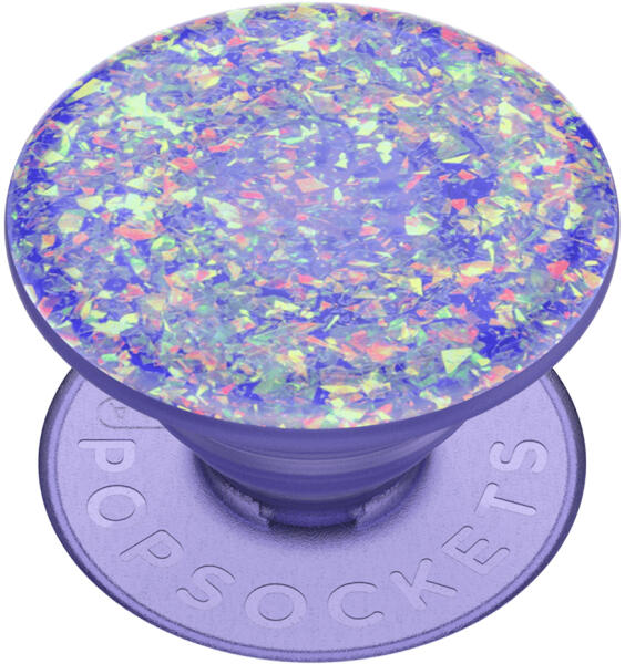 Popsockets Suport Telefon - Popsockets PopGrip - Iridescent Confetti Ice  Purple (Alte accesorii telefon mobil, PDA, GPS) - Preturi