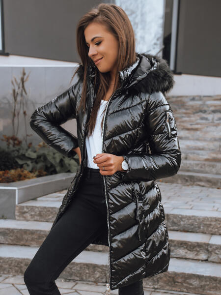 Vásárlás: BASIC Fekete női fényes téli steppelt kabát TY2441 Méret: M Női  dzseki árak összehasonlítása, Fekete női fényes téli steppelt kabát TY 2441  Méret M boltok