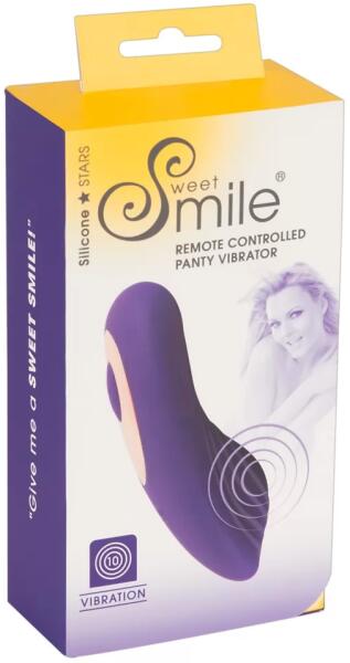 Panty - akkus, rádiós csiklóvibrátor (lila)