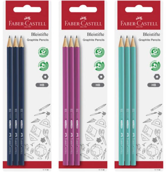 Vásárlás: Faber-Castell 1111 Grafitceruza HB 3 db (111180) Ceruza árak  összehasonlítása, 1111 Grafitceruza HB 3 db 111180 boltok