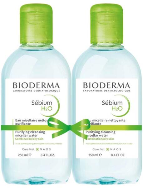 Sébium H2O arc és sminklemosó micellás víz duo csomag 2x250 ml